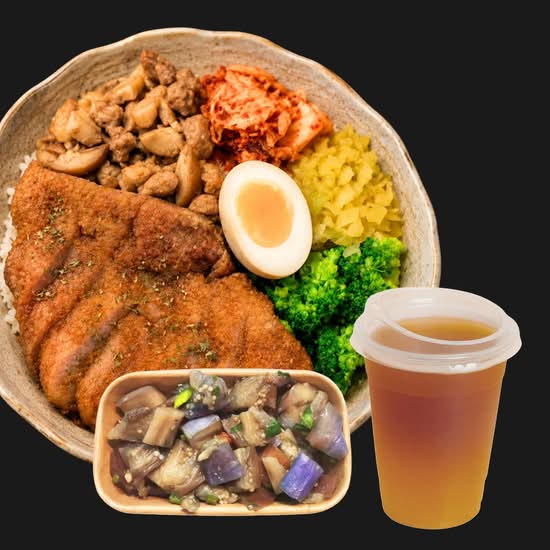 Taiwanese Braised Pork Rice Bowl Combo  肉飯套餐